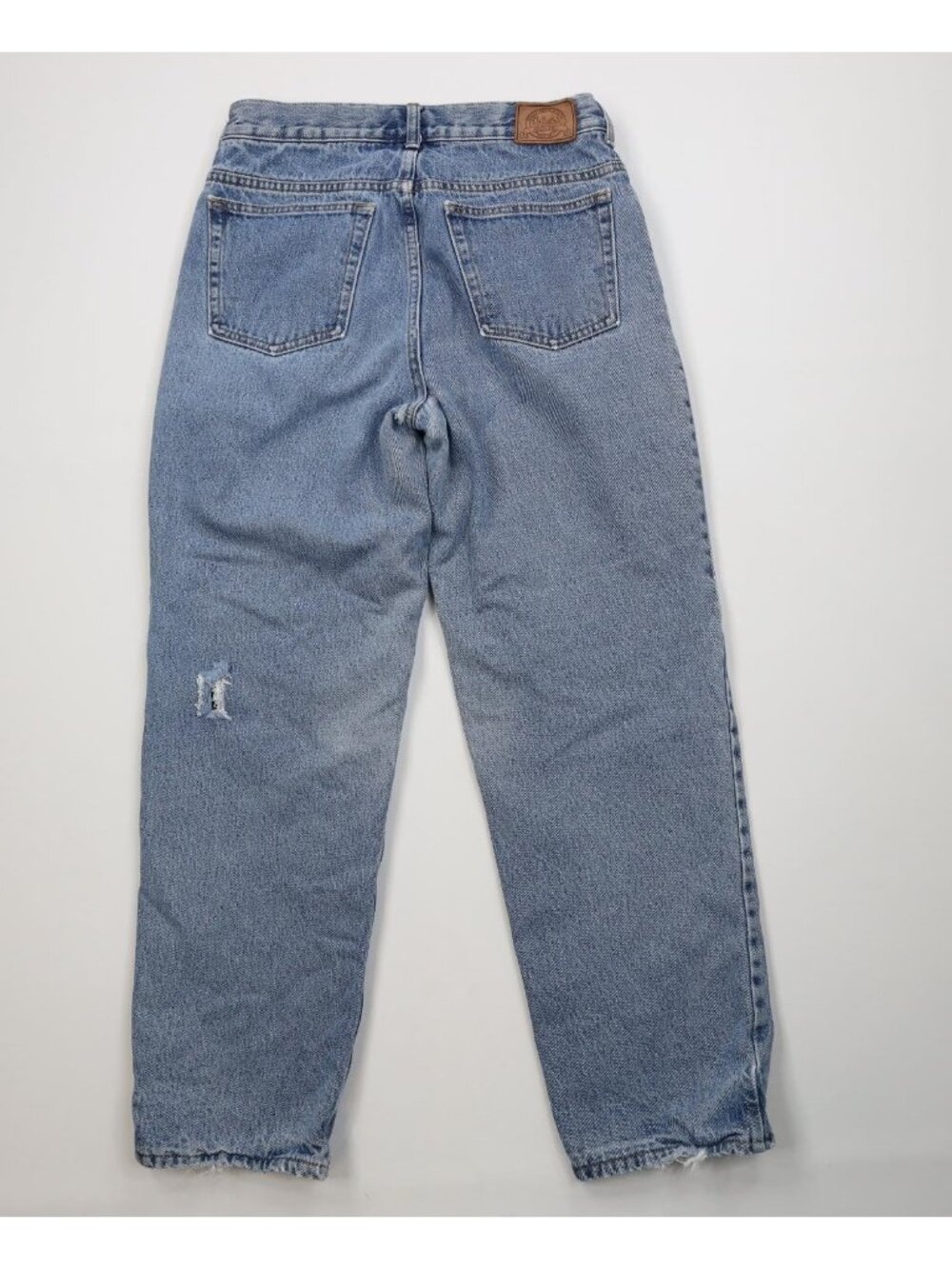 Vintage 90s Cabelas Mens 32x30 Distressed Heavyweight Fleece Lined Denim Jeans - Picture 12 of 16